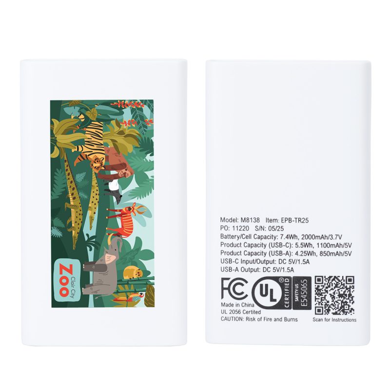 Triumph 2000mAh UL-Listed Power Bank - 6