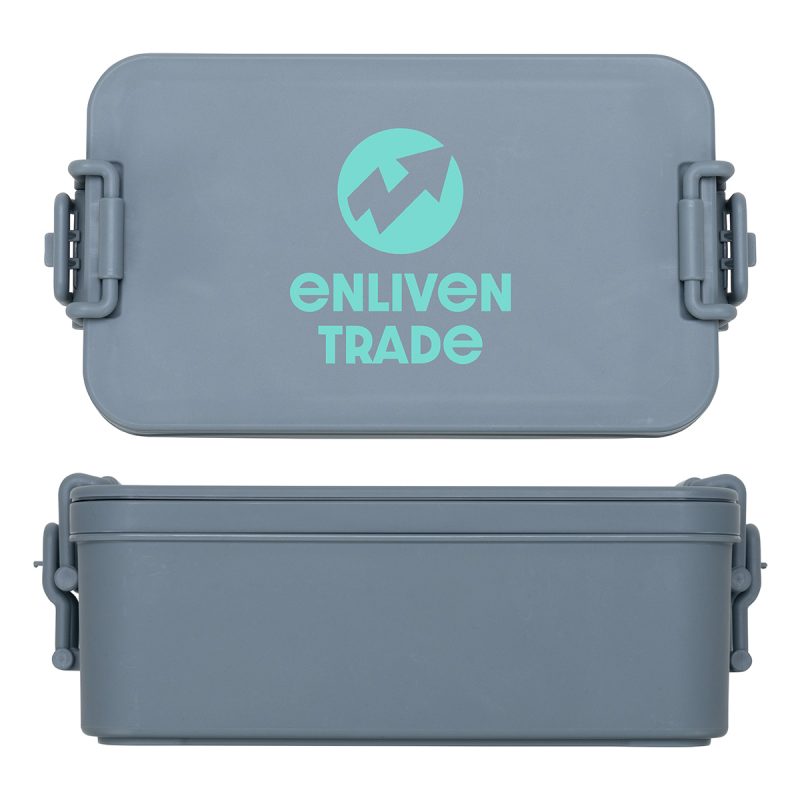 Canteen Stackable Lunch Box With Utensils - 6