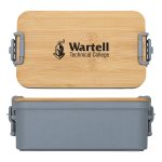 Chuckwagon Stackable Lunch Box With Bamboo Lid & Utensils - 2