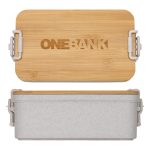 Chuckwagon Stackable Lunch Box With Bamboo Lid & Utensils - 4
