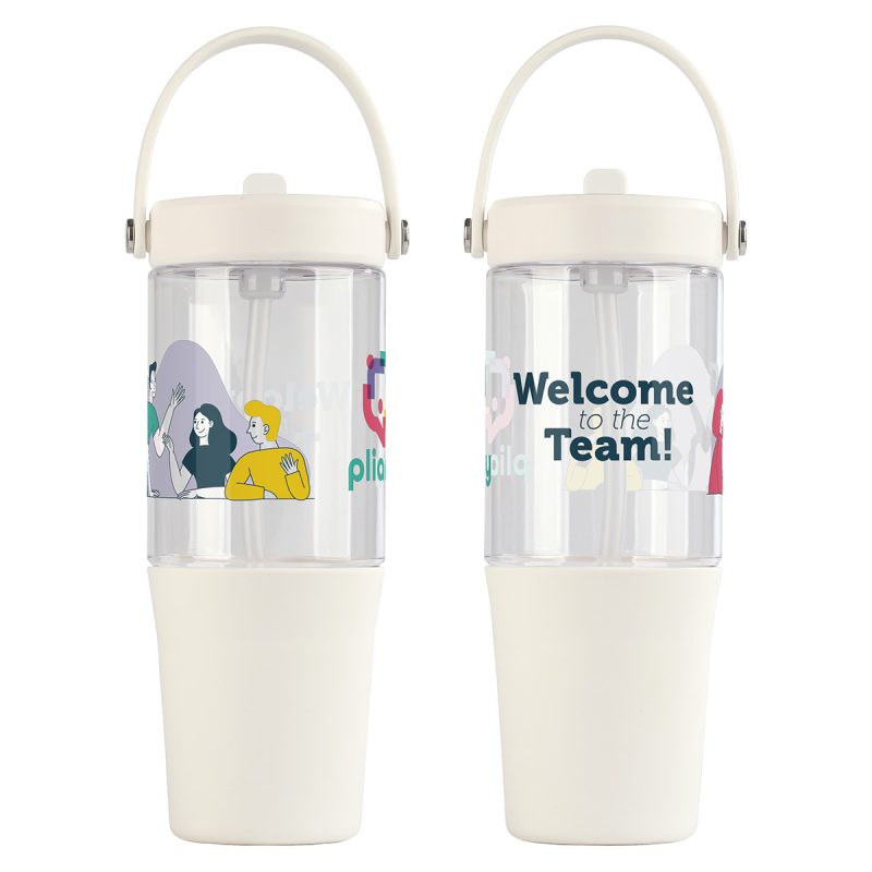 Harbor 40 oz Recycled Tumbler with Straw - 8