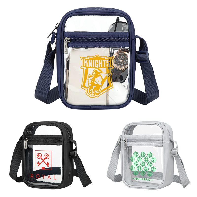 AeroLOFT®-Clear-View-Crossbody-Stadium-Bag-ALB-CS26 AeroLOFT® Clear View Crossbody Stadium Bag