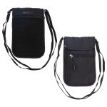 AeroLOFT® Jet Black Safety Organizer Neck Wallet - 1