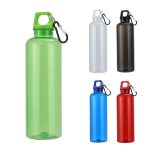 Aloha 25 oz RPET Reusable Translucent Bottle w/ Carabiner - 1
