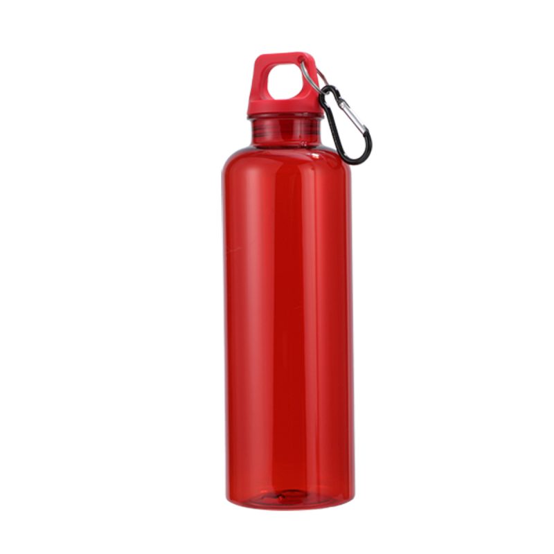 Aloha 25 oz RPET Reusable Translucent Bottle w/ Carabiner - 8
