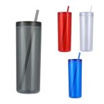 Arden 16 oz Recycled Acrylic Straw Tumbler - 1