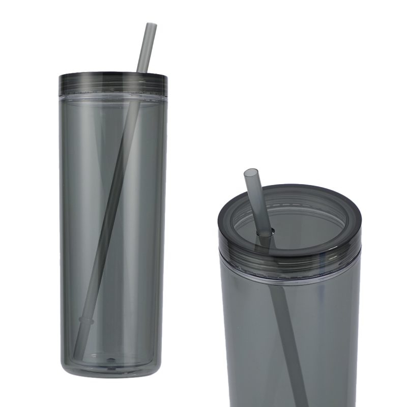 Arden 16 oz Recycled Acrylic Straw Tumbler - 9