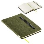 Boardroom Hardcover Journal with Built-In Phone Stand and Pen - 1