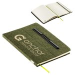 Boardroom Hardcover Journal with Built-In Phone Stand and Pen - 2