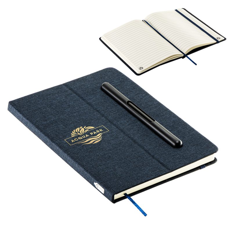 Boardroom Hardcover Journal with Built-In Phone Stand and Pen - 5