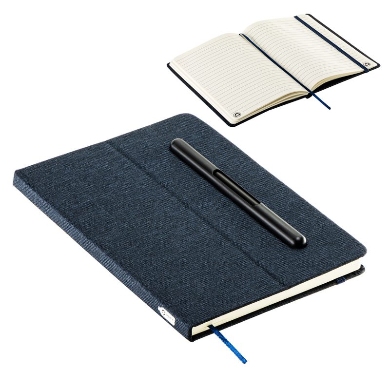 Boardroom Hardcover Journal with Built-In Phone Stand and Pen - 6