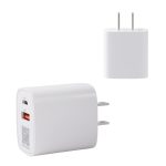 Channel 20W 2- Port PD Wall Charger with Dual Outputs