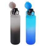 Chroma 27 oz Tritan® Bottle with Snap-Top Lid & Carabiner - 1