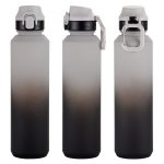 Chroma 27 oz Tritan® Bottle with Snap-Top Lid & Carabiner - 3