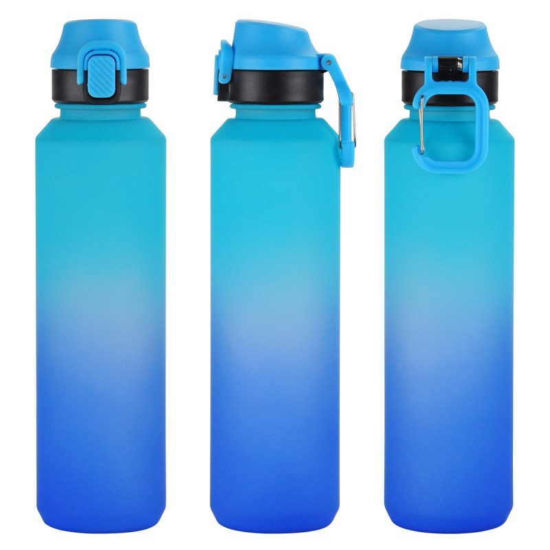 Chroma 27 oz Tritan® Bottle with Snap-Top Lid & Carabiner - 5