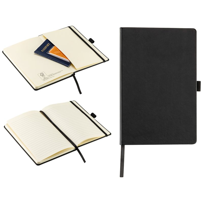 Elan Hardcover Journal with Pen Loop and Inner Pocket - 3