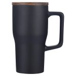 Element 18 oz Ceramic Mug w/ Wood Lid - 3