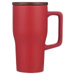 Element 18 oz Ceramic Mug w/ Wood Lid - 9