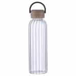 Eos 21 oz Glass Bottle w/ Bamboo Lid - 3