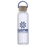 Eos 21 oz Glass Bottle w/ Bamboo Lid - 4