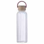 Eos 21 oz Glass Bottle w/ Bamboo Lid - 9