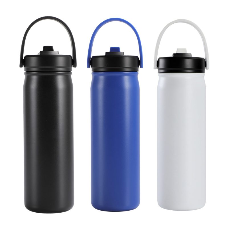 Lennon 20 oz Eco-friendly Straw Lid Vacuum Bottle - 1