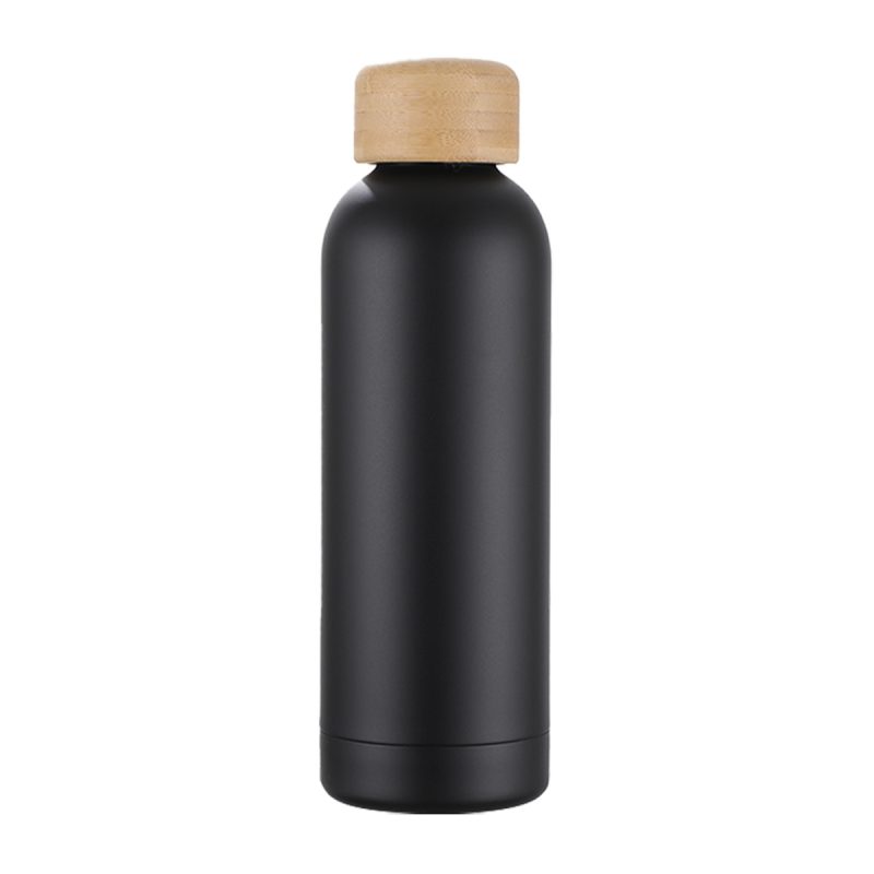 Lexi 17 oz Eco-Friendly Vacuum Stainless Steel Bottle w/ Bamboo Lid - 3