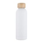 Lexi 17 oz Eco-Friendly Vacuum Stainless Steel Bottle w/ Bamboo Lid - 8