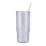 Luster 16 oz Recycled Acrylic Straw Tumbler - 2