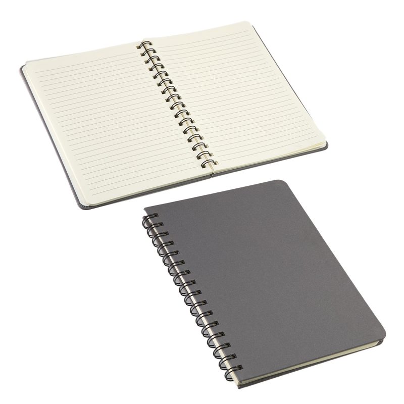 Parley Repreve® Recycled Textured Hardcover Spiral Notebook - 5