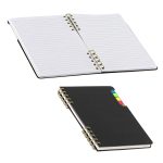 Praxis Recycled Spiral Notebook with Sticky Flags - 2