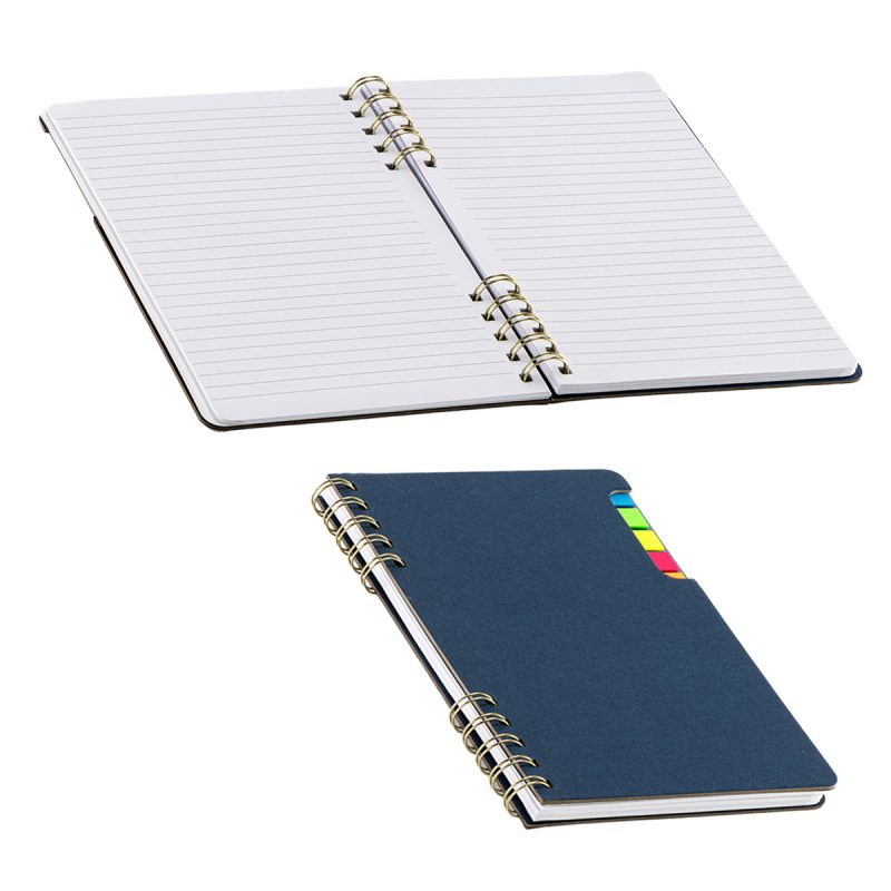 Praxis Recycled Spiral Notebook with Sticky Flags - 4