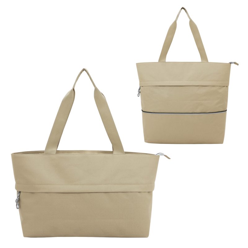 Rio Extendable Polyester Zippered Tote - 3