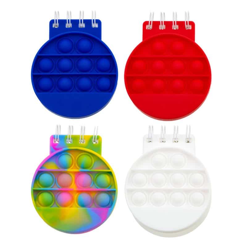 Round Push Pop Spiral Notebook - 1