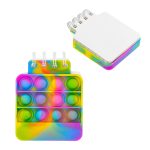Square Push Pop Spiral Notebook - 7