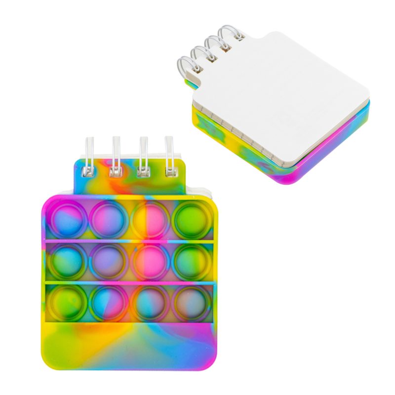 Square Push Pop Spiral Notebook - 7