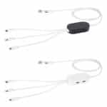 Triumph 3-in-1 Charging Cable with 4-Port USB Hub and Recycled Casing - 1