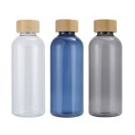 Vida 22 oz RPET Reusable Sports Bottle w/ Bamboo Lid - 1