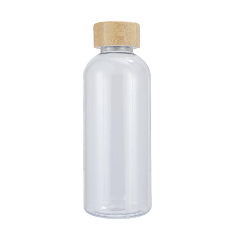 Vida 22 oz RPET Reusable Sports Bottle w/ Bamboo Lid - 3