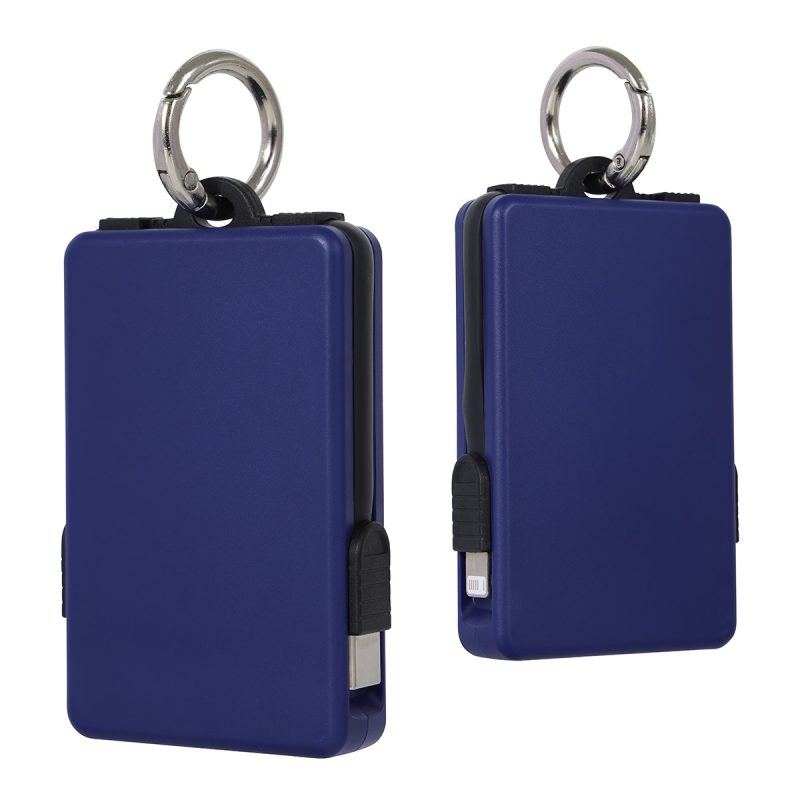 Esprit 2000mAh UL Listed Power Bank with Built-In Cables - 5