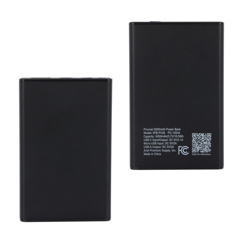 Provost 5000mAh Aluminum Power Bank - 3