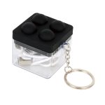 Push Pop Charging Cable with Keyring & Screen Cleaner - 3