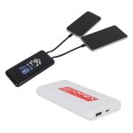 Squire 10000mAh UL Listed Power Bank with Built-In Charging Cables