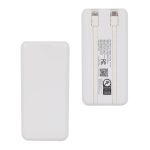 Squire 10000mAh UL Listed Power Bank with Built-In Charging Cables - 5