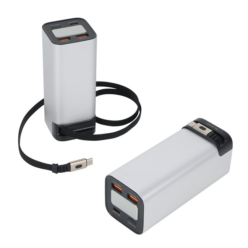Ultimate 20000mAh 100W PD Power Bank with Retractable Charging Cable - 1
