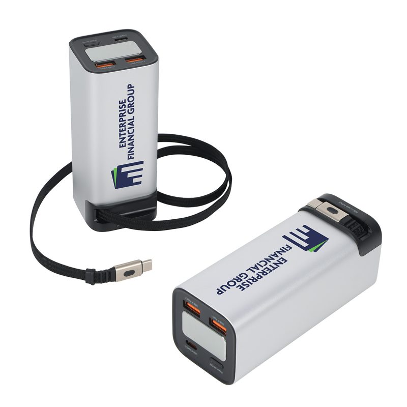 Ultimate 20000mAh 100W PD Power Bank with Retractable Charging Cable