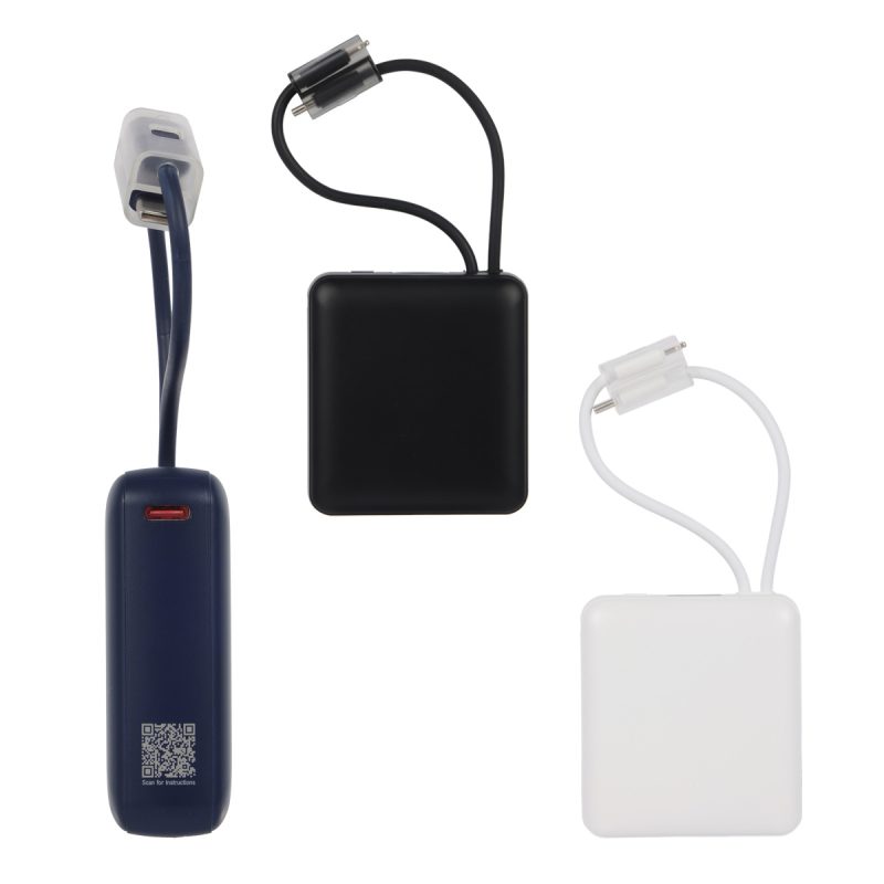 Vanguard 10000mAh 20W PD Power Bank with Charging Cable Lanyard - 1