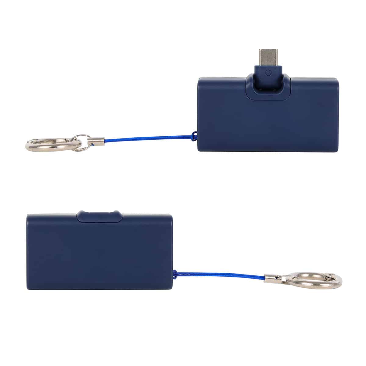 Bijou 1200mAh UL Listed Power Bank with USB-C Tip & Keyring - 5