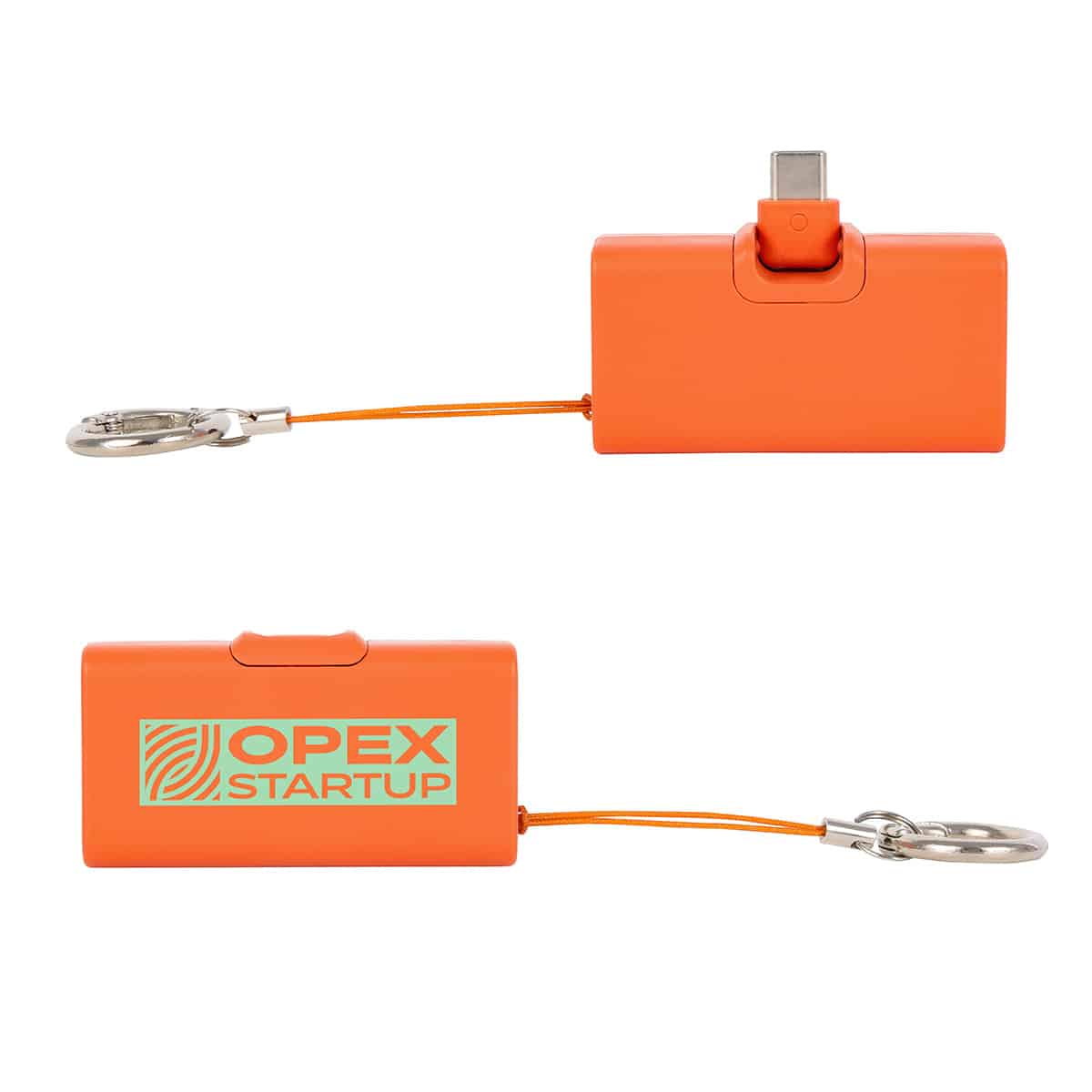 Bijou 1200mAh UL Listed Power Bank with USB-C Tip & Keyring - 6