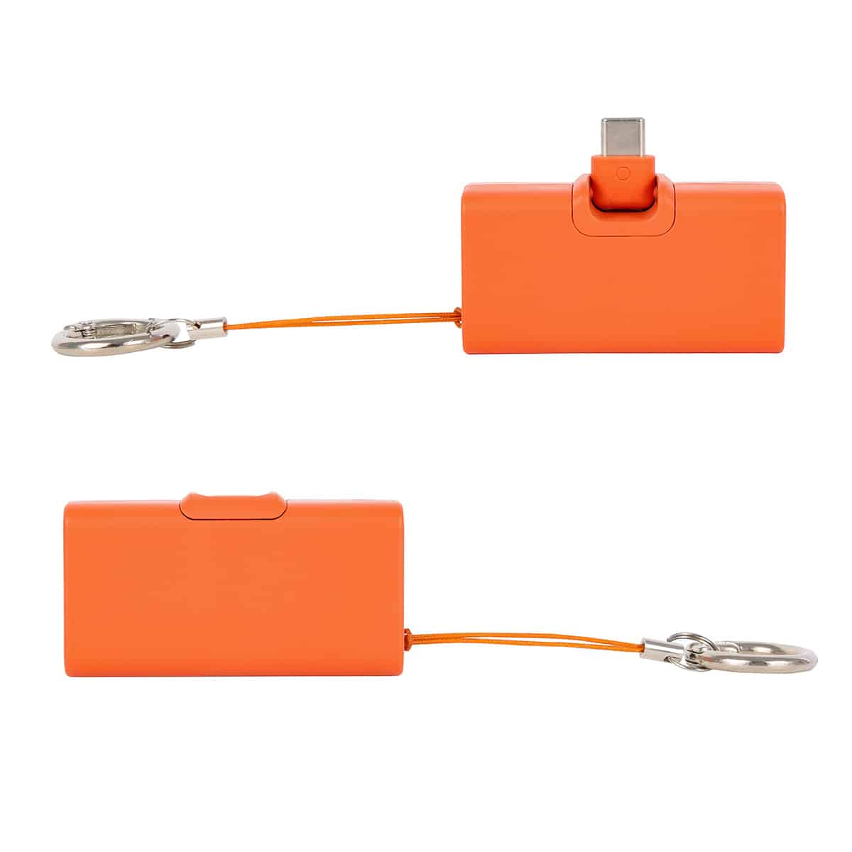 Bijou 1200mAh UL Listed Power Bank with USB-C Tip & Keyring - 7